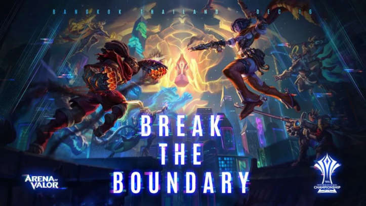 Breaking the Boundary motto of the upcoming AoV