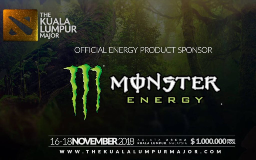 Dota 2 Kuala Lumpur and Monster Energy.