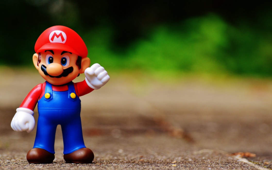Nintendo's Mario figurine.