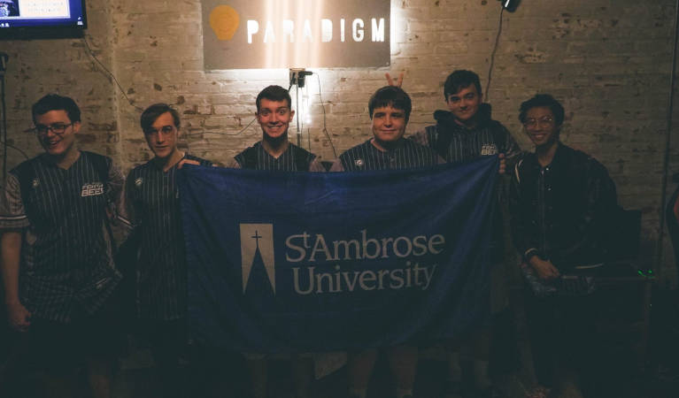 St Ambrose University esports competitors