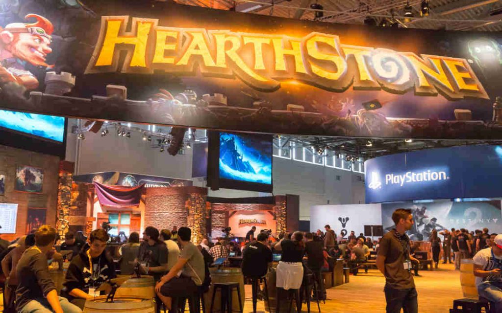 Hearthstone area at a Germany event.