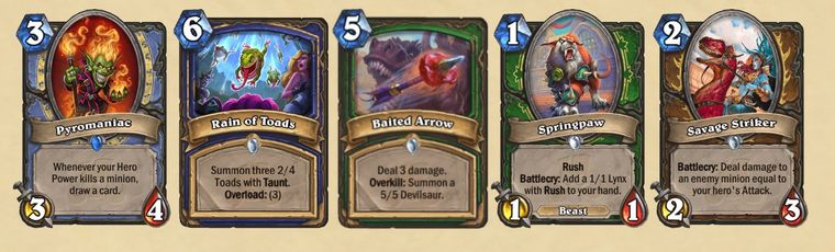 Rastakhan's Rumble cards.