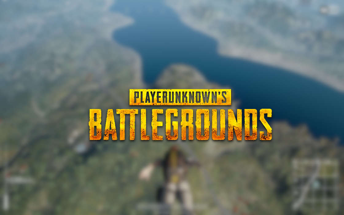 PUBG's character plunging off from a plane and preparing to deploy a parachute.