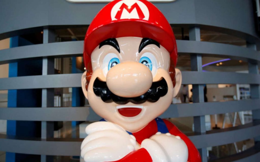 Nintendo's Mario is cross.