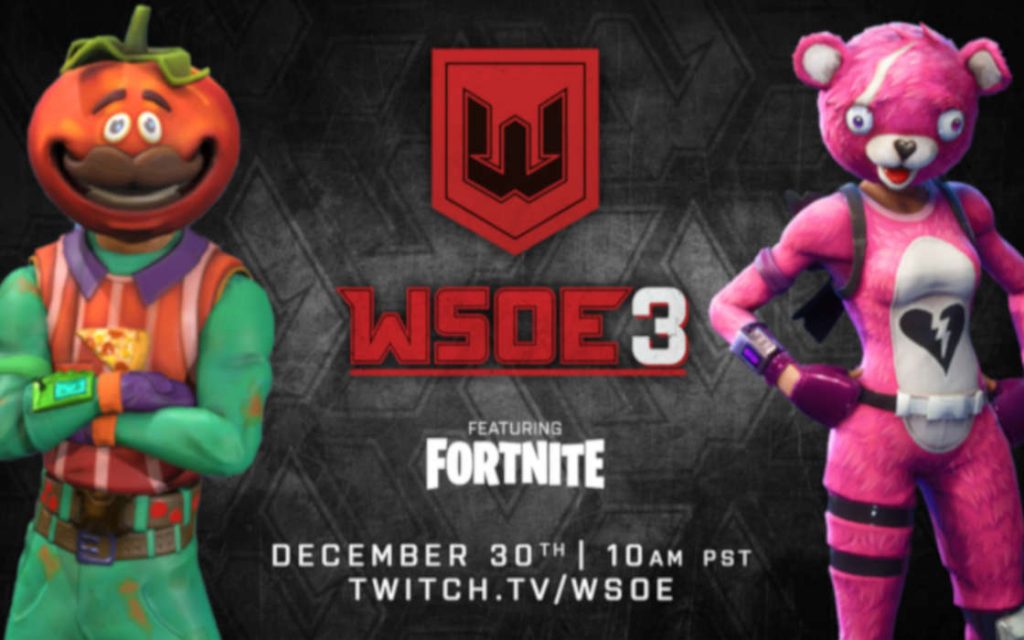 WSOE's upcoming Fortnite tournament.