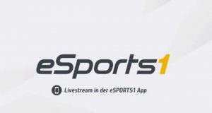 eSports1 TV Channel logo.