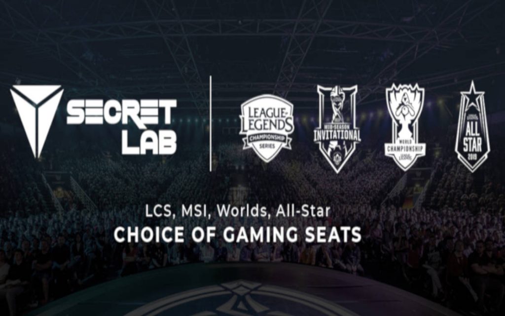 Secretlab and Riot Games official activation banner.