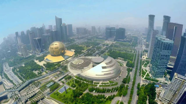 A model of Tencent's esports city.