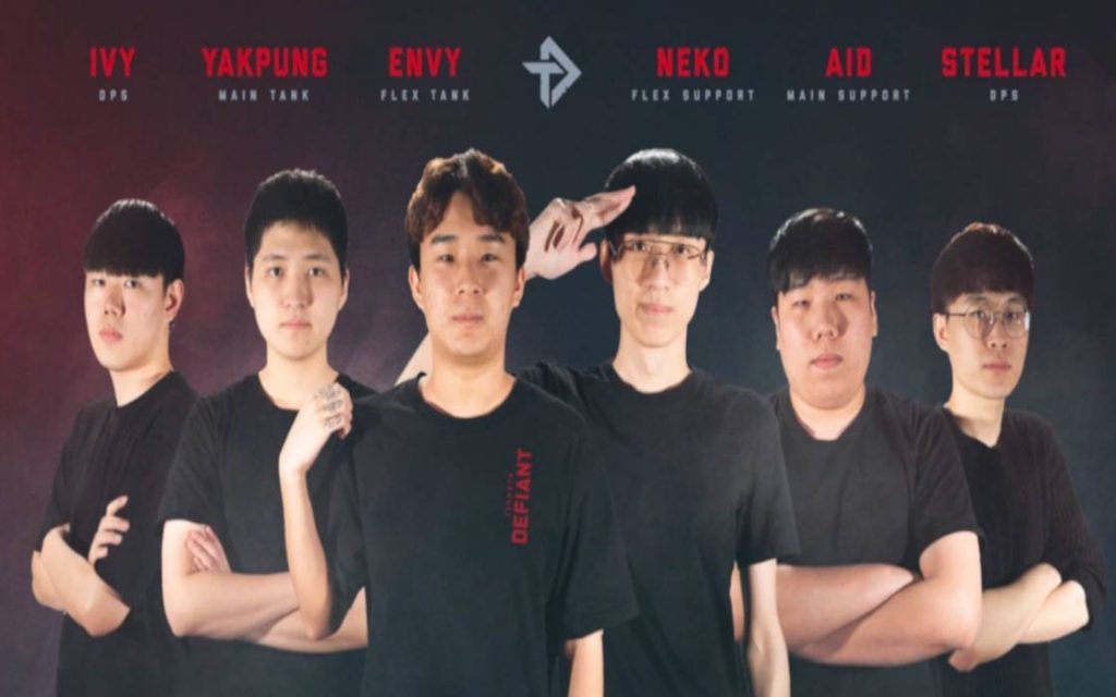 Toronto Defiant esports roster.