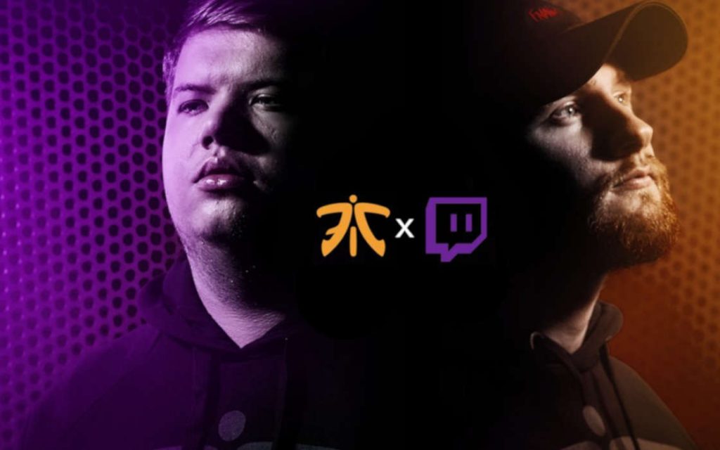 The official activation of the Twitch/Fnatic partnership.