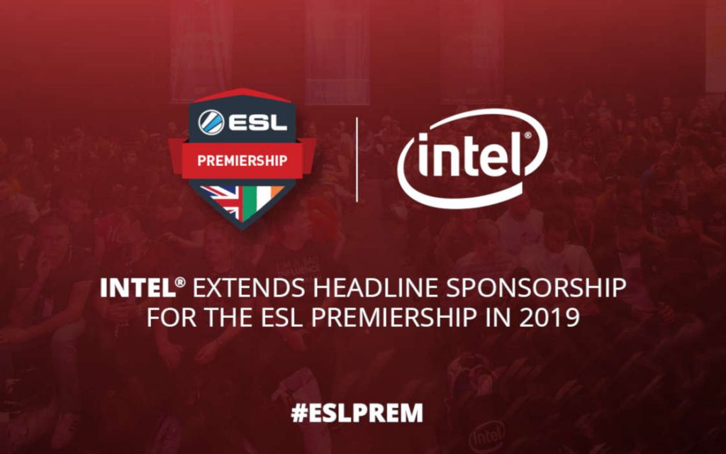 Intel continues to be the flagship sponsor for ESL Premiership in the United Kingdom.
