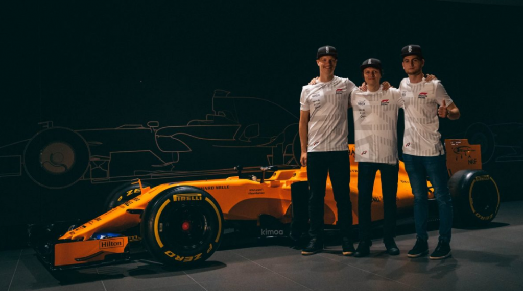 McLaren's esports racing team.
