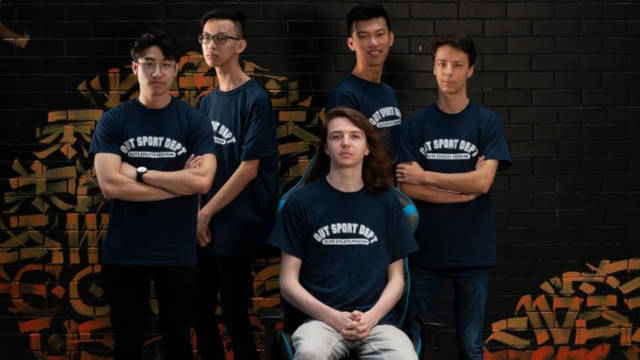 The newly-introduced QUT Tigers esports team.