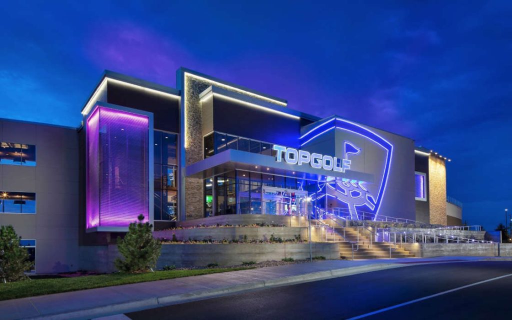 Topgolf in Centennial, CO.